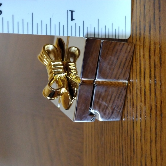 Classe Small Gift Box Clock with Picture Frame in a Black Lined Gift Box - Picture 10 of 10